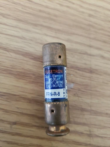 LOT OF 5 BUSSMANN FUSETRON FUSES FRN-R 8/10 CLASS RK5  DUAL-ELEMENT   (F34)