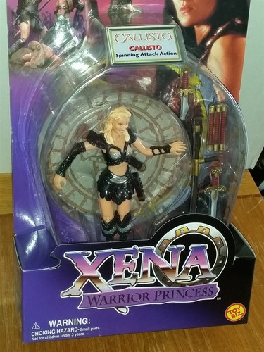XENA WARRIOR PRINCESS CALLISTO FIGURE WITH SPINNING ATTACK ACTION TOY BIZ < - Picture 2 of 4
