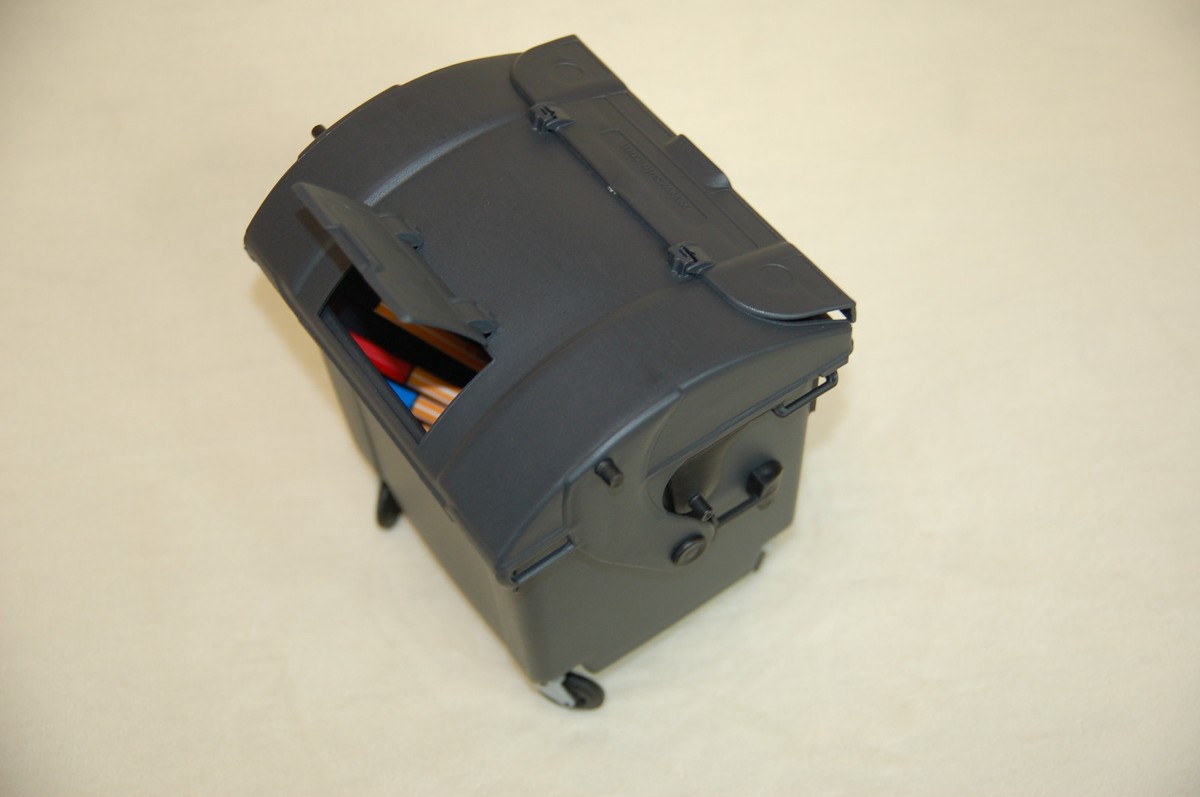 SULO Mini Müllcontainer Tischeimer, Blau/Gelb SULO Mini Müllcontainer Tischeimer, Blau/Gelb