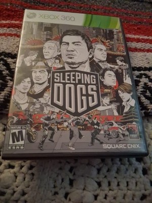 Microsoft Xbox 360 Sleeping Dogs Game Disc, Inserts, Case