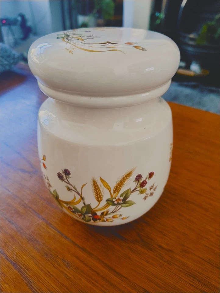 Vintage M&S Marks And Spencer Harvest Storage Jar and Lid - Image 3 of 4