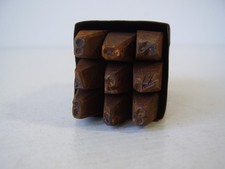 Antike seltene Schlagzahlen Oldtimer Rahmennummer  5mm vor 1945