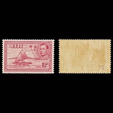 8105: Fiji SG251 1½d Carmine 1938 Sc#119 Mi94aCI Mint MNH C£18