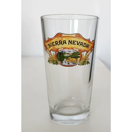 Sierra Nevada Brewing Pint Drinking Glass By Libbey 5 7 8" Tall