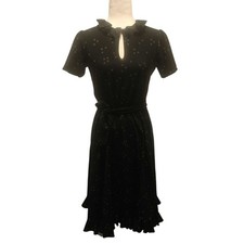  Vintage Black key hole dress sz 6/8 USA made 