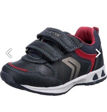 Geox Baby Boy's B Pavlis Sneakers Child Navy Red Size US5.5 EU 21