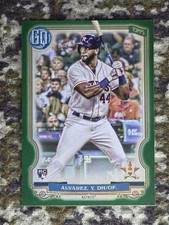 Yordan Alvarez 2020 Topps Gypsy Queen Rookie Green Mlb