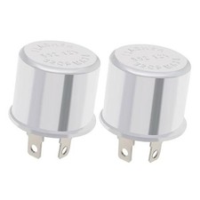 2PCS 2 Pin Flasher Units Relay 12V 20A 47W for Fixing Flashing Turn Signal 