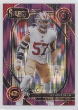 2024 Panini Select Club Level Purple Shock Prizm 27/360 Dre Greenlaw #252 2l4
