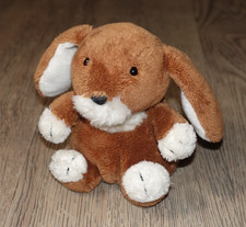 NICI 24851 Królik Puschel 12 cm brązowo-biały pluszowa zabawka - 2003 z metką - jak nowa