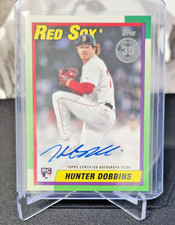 2025 Topps Update Hunter Dobbins 1990 Auto RC Rookie #90AU-HD Red Sox