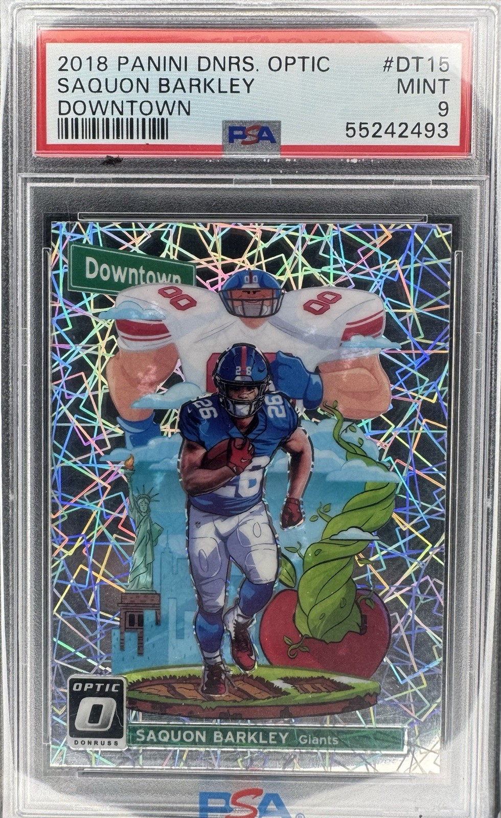 2018 Donruss Optic - Downtown Saquon Barkley #DT-15 (RC)