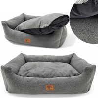 Hundebett Grosse Hunde, Waschbar Hundekissen Flauschige Hundematte 95X75Cm