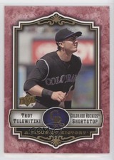 2009 Upper Deck A Piece of History Red Troy Tulowitzki #31 0wn8