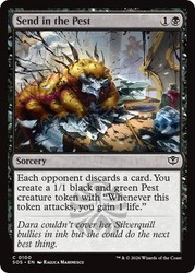Send in the Pest 100/444 Secrets of Strixhaven Foil Common