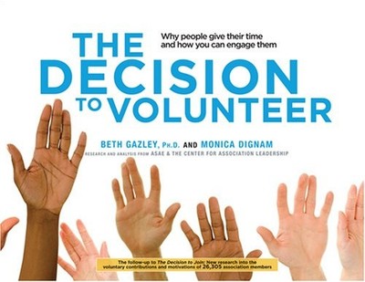 THE DECISION TO VOLUNTEER: WHY PEOPLE GIVE THEIR TIME AND By Beth Gazley VG