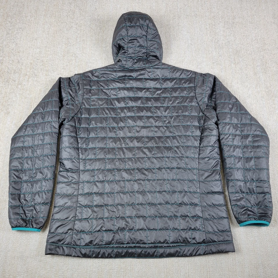 Chaqueta Patagonia Nano Puffer Hombres XL Gris Puff Bivy 1/2 Zio Pullover Abrigo Acolchado Foto 2 de 4