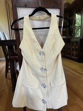 PepperMayo Jeanie Mini Dress Yellow Size 10 V...