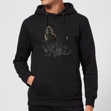 Image of Official Fantastic Beasts Tribal Augurey Adults Hoodie Black
