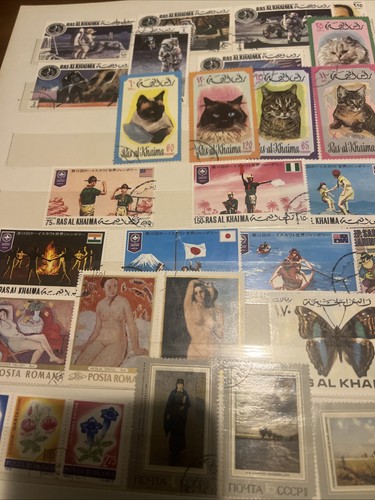 World Stamp Album Collection Vintage With Over 2000 Stamps - 6 Albums - 70s - 第 23/24 張圖片