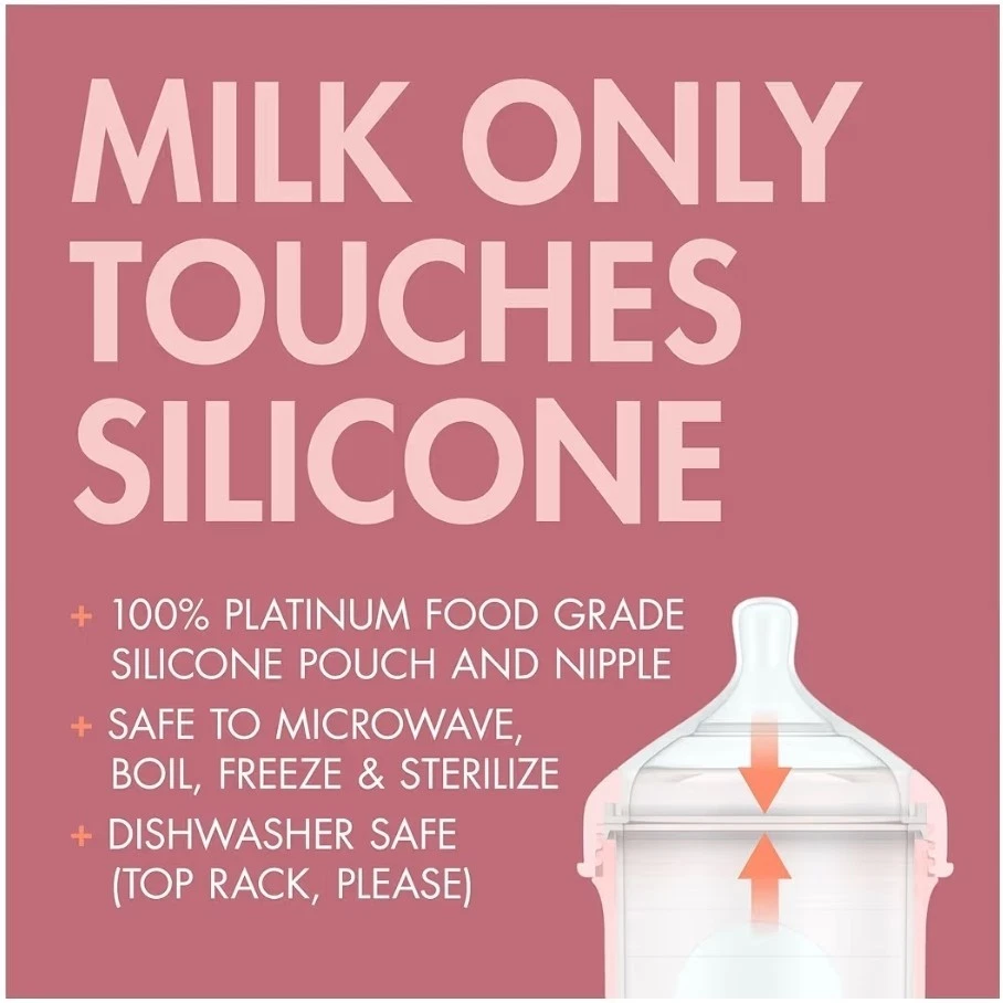 BOON NURSH BOLSA SILICONA REUTILIZABLE BIBERONES Foto 3 de 4