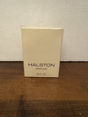 Vintage Rare Halston Perfume 1/4 Oz Before Barcodes New In Box