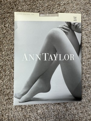 ANN TAYLOR HOSIERY ~ SHEER CONTROL TOP ~SIZE SMALL ~ PUTTY~ BRAND NEW ~ SMALL
