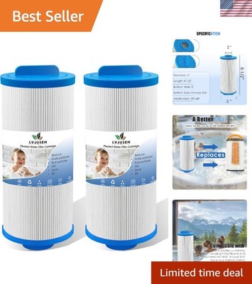 Durable Spa Filter Replacement - Fits Master Spas and More, 2 Filters Included