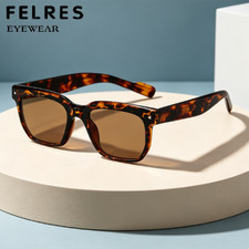 Men TR90 Square Colorful Frame Classical Sunglasses Women Premium Shade Glasses