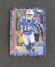 2025 Topps Chrome Football #217 Brandin Cooks “Neon Pulse Refractor”