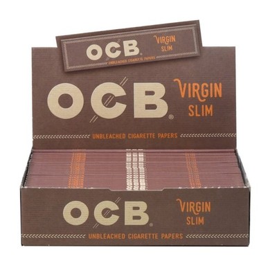 OCB Virgin Rolling Papers Slim 24ct
