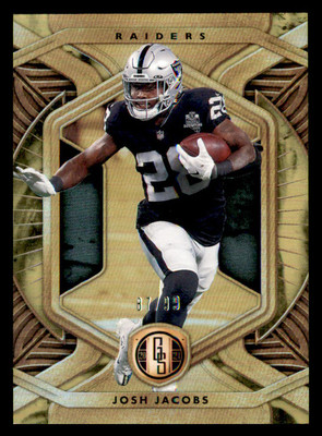 2021 Panini Gold Standard #60 Josh Jacobs SN #/99