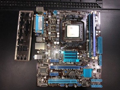 Asus M5A78L-M LX Plus mATX Motherboard + AMD FX-6300 3.50GHz, 4GB RAM - Used
