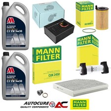 FOR PORSCHE MACAN 3.0 S PDK MK1 95B DIESEL MANN FILTER FULL SERVICE KIT & 10L