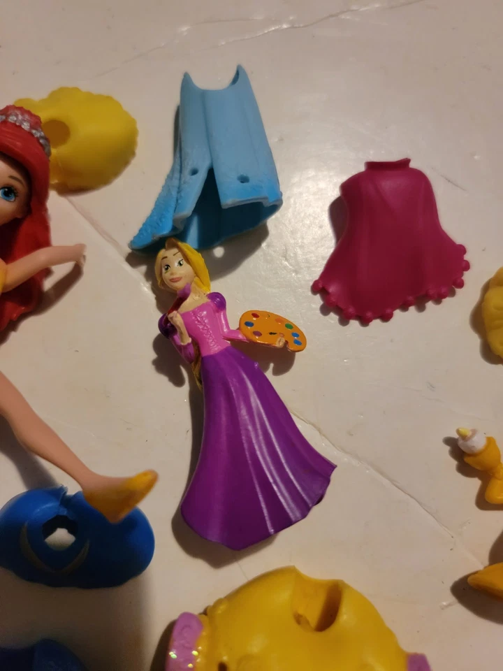 LOT 11 of Polly Pocket DISNEY PRINCESS Dolls Clothes Cinderella Belle Ariel - Image 4 of 4