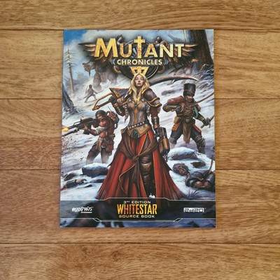 RPG Buch Whitestar Source Book Mutant Chronicles 3rd Edition Modiphius 2D20