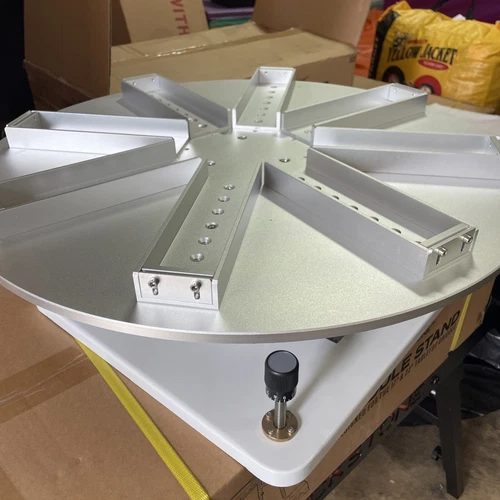 24” Wide Motorized Laser Machinist Turntable 8 Inch Tall G9