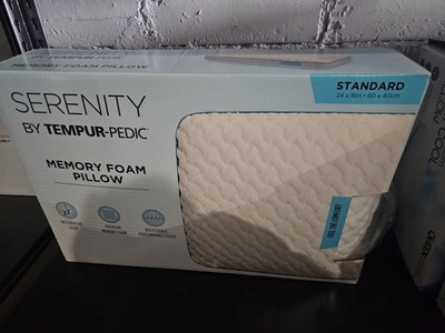 Tempur-Pedic Serenity  Pillow Memory Foam   New Never Used  Queen Open  Box