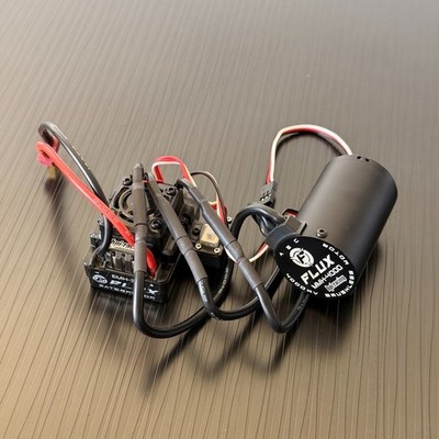 RS4 FLUX/HPI BULLET EMH-3S BRUSHLESS ESC & MMH-4000KV MOTOR 1/10