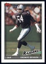 1991 Topps - Thomas Benson #89