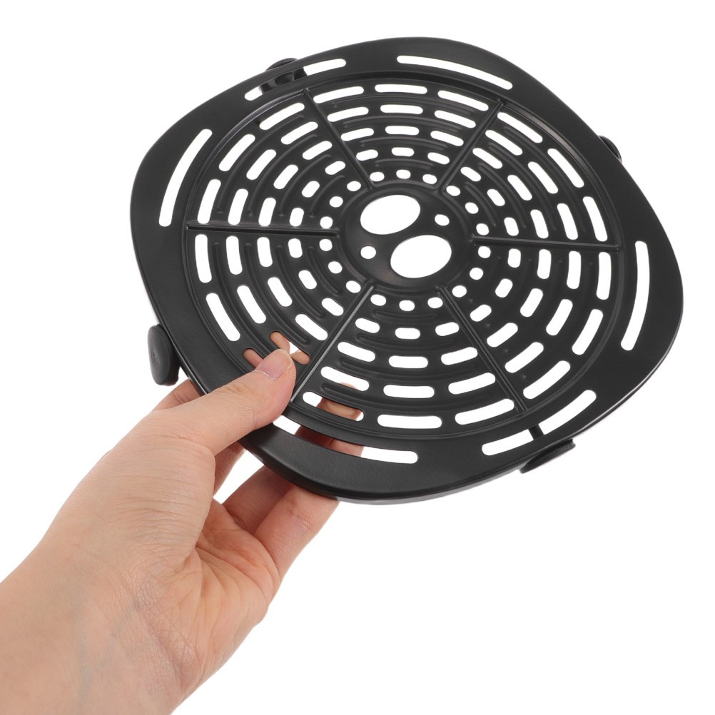  Air Fryer Plate: Grill Tray - Crisper Plate 18.5x18.5cm Nonstick Baking Pan for
