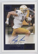 2021 Panini Chronicles Draft Picks Score Rookie Blue /99 Ben Skowronek Auto 0r2f