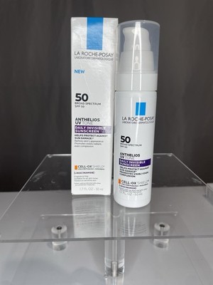 2pk ex 1/27 La Roche Anthelios UV Tone Invisible Sunscreen SPF 50 Face 1.7 fl oz