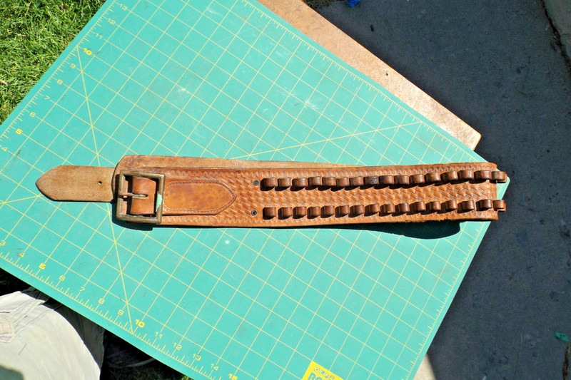 Used Eubanks Leather Boise Id. Rifle Cartridge Shell Holder Waist Ammo Belt