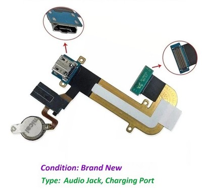 Für Samsung Google Nexus 10 GT-P8110 - Micro USB Lade & Audio Klinke Flex Board