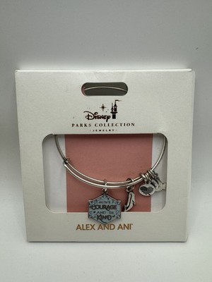 New Disney Parks Princess Alex and Ani Cinderella/ Courage and Be Kind Bracelet 