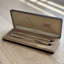 Cross Classic Century 10K Gold Filled Pen Pencil Set Vintage