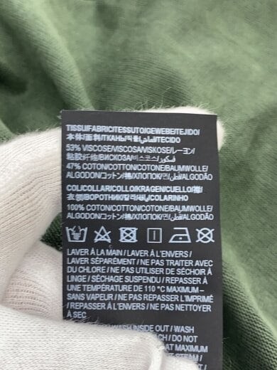 T shirt SAINT LAURENT Raglan taglia L rayon taglia 710826