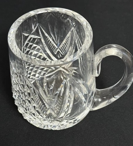 Vintage Waterford Crystal Tankard Beer Heavy Beer Mug