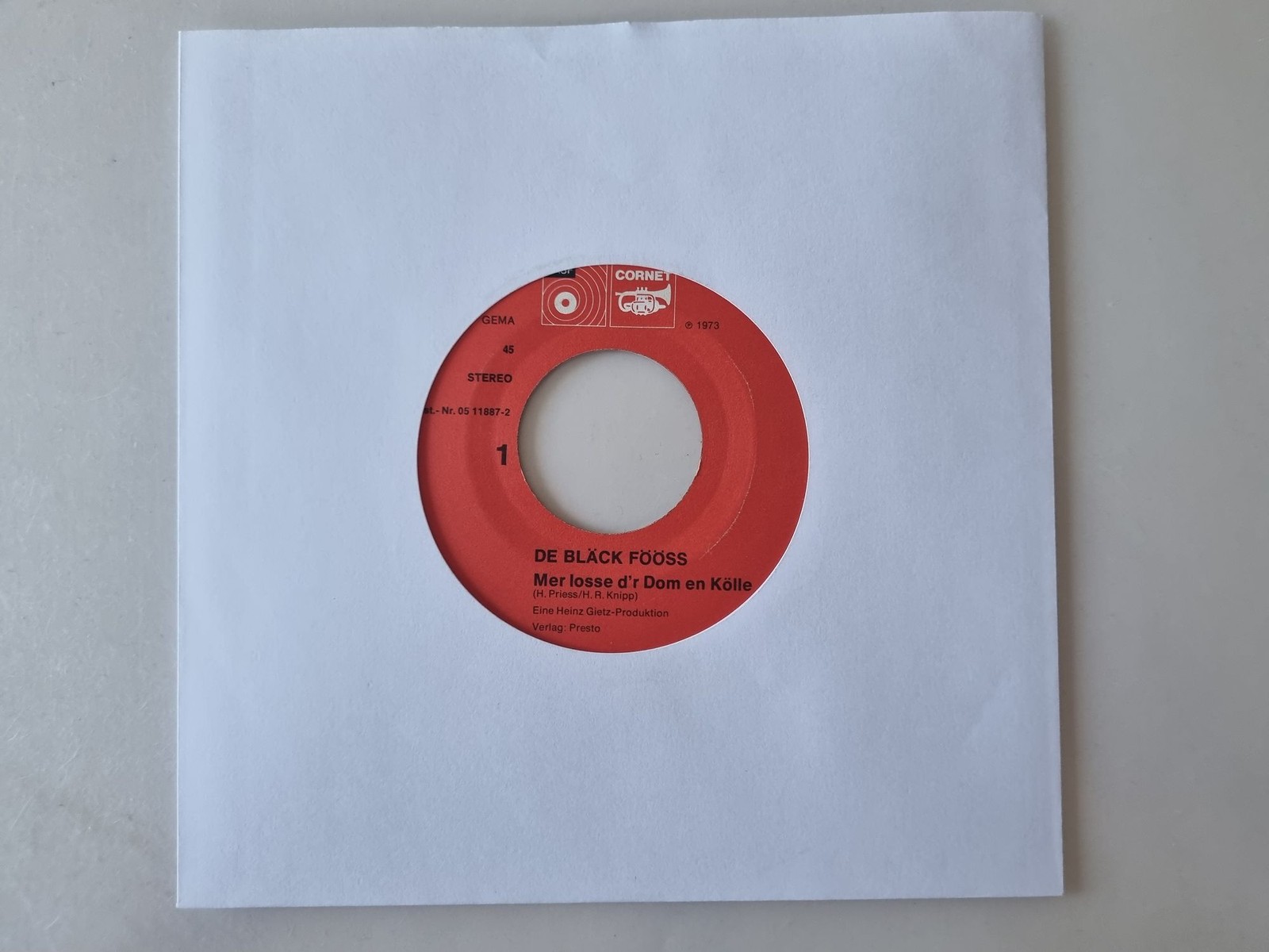De Bläck Fööss - Mer losse d'r Dom en Kölle 7'' Vinyl Germany